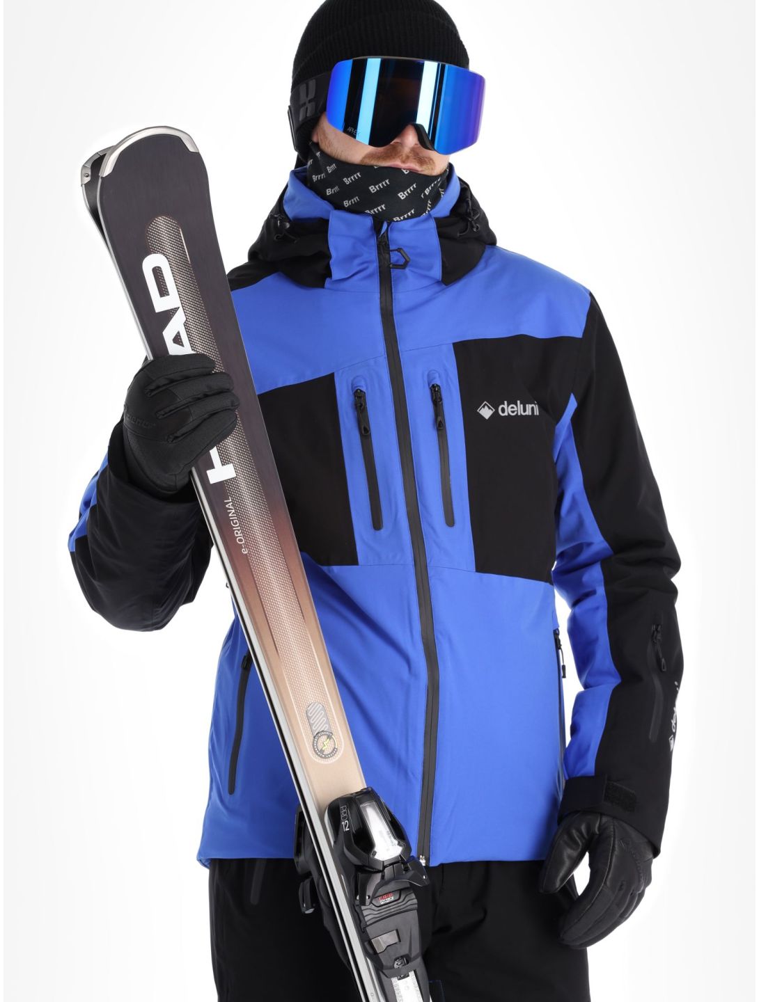 Deluni, Icerocker Pro ski-jas heren Black / Blue blauw, zwart 