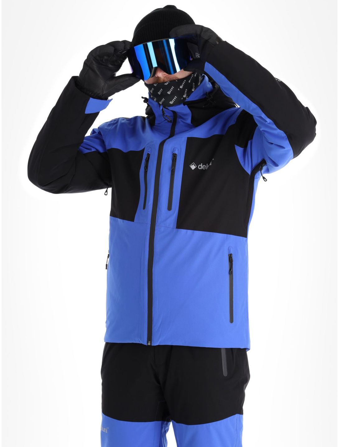 Deluni, Icerocker Pro ski-jas heren Black / Blue blauw, zwart 