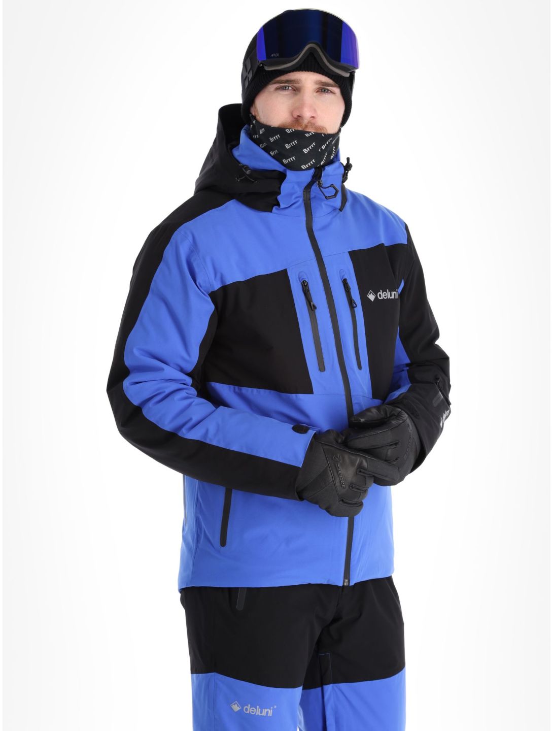 Deluni, Icerocker Pro ski-jas heren Black / Blue blauw, zwart 