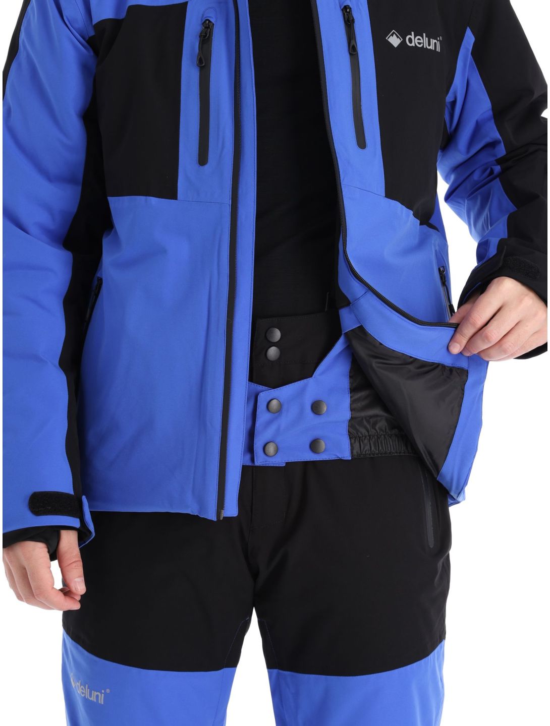 Deluni, Icerocker Pro ski-jas heren Black / Blue blauw, zwart 