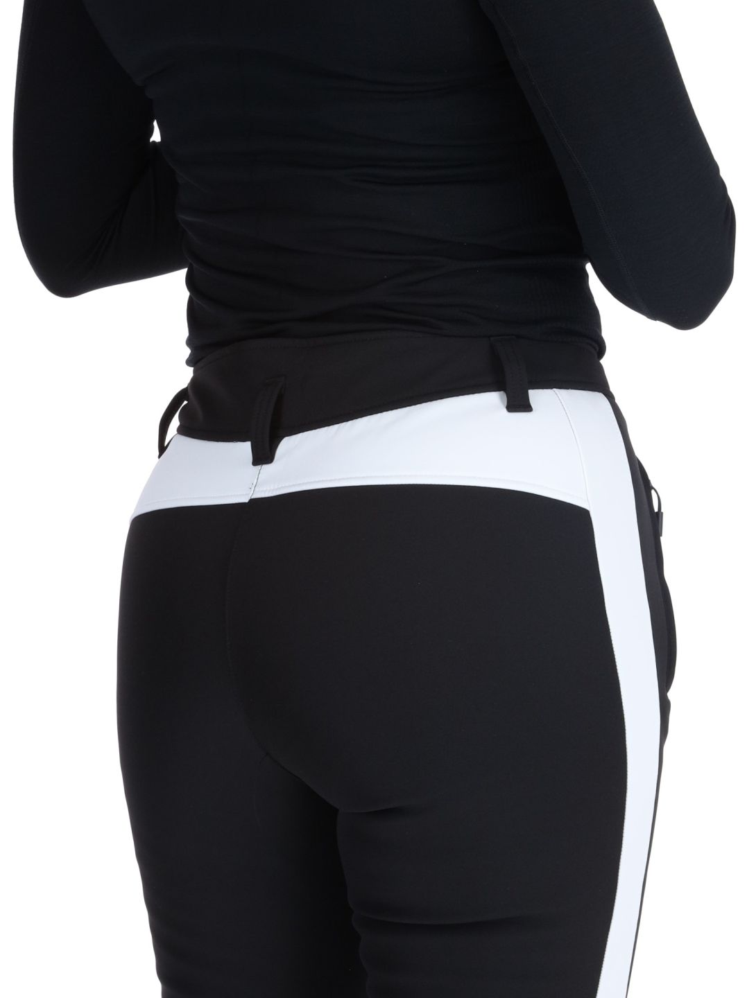 Deluni, Neva softshell skibroek dames Black zwart 