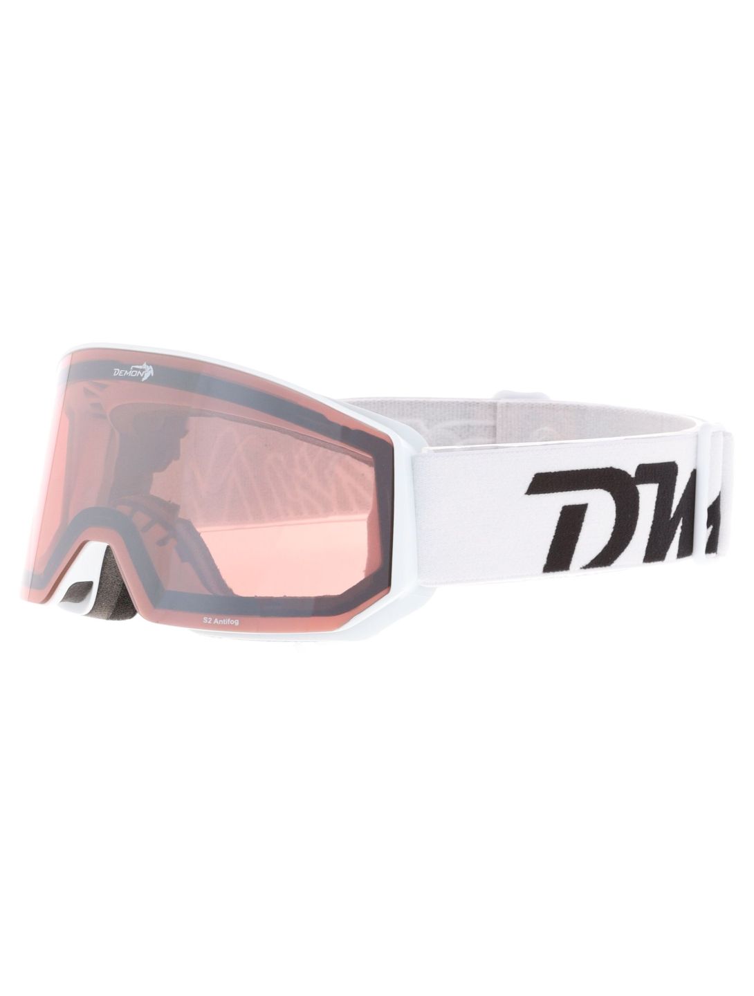 Demon, Intrepid (OTG) skibril unisex White - Orange Mirror wit 