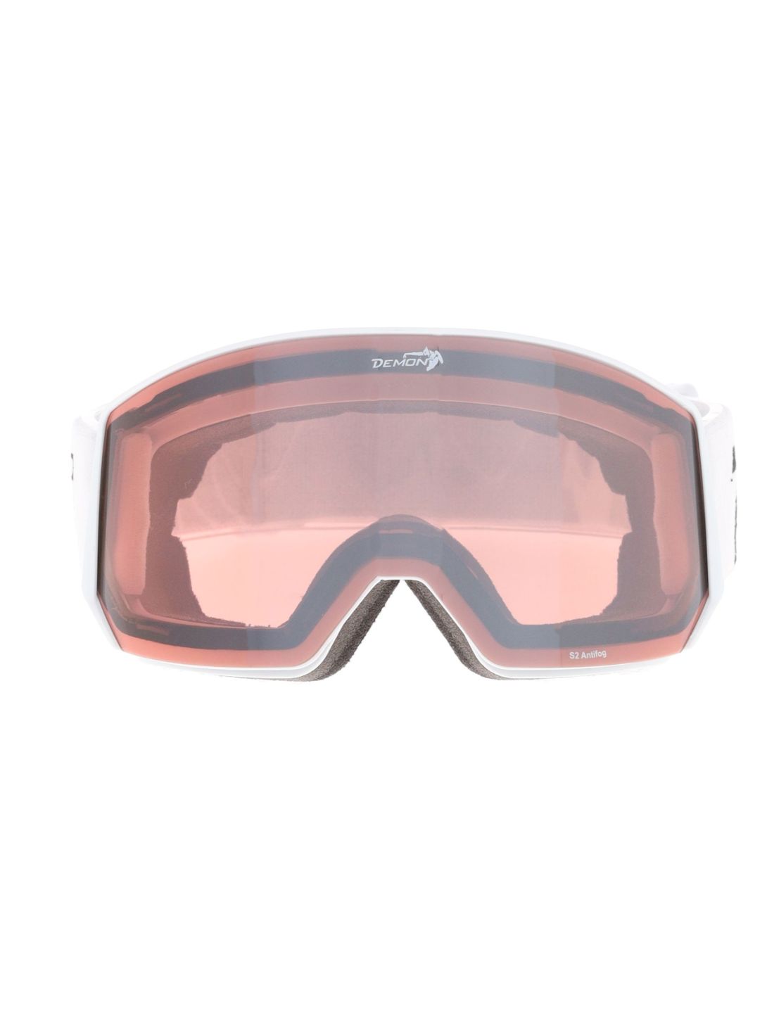 Demon, Intrepid (OTG) skibril unisex White - Orange Mirror wit 