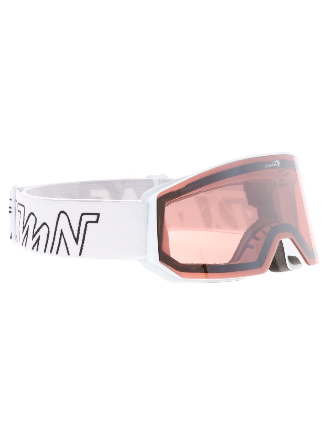 Demon, Intrepid (OTG) skibril unisex White - Orange Mirror wit 