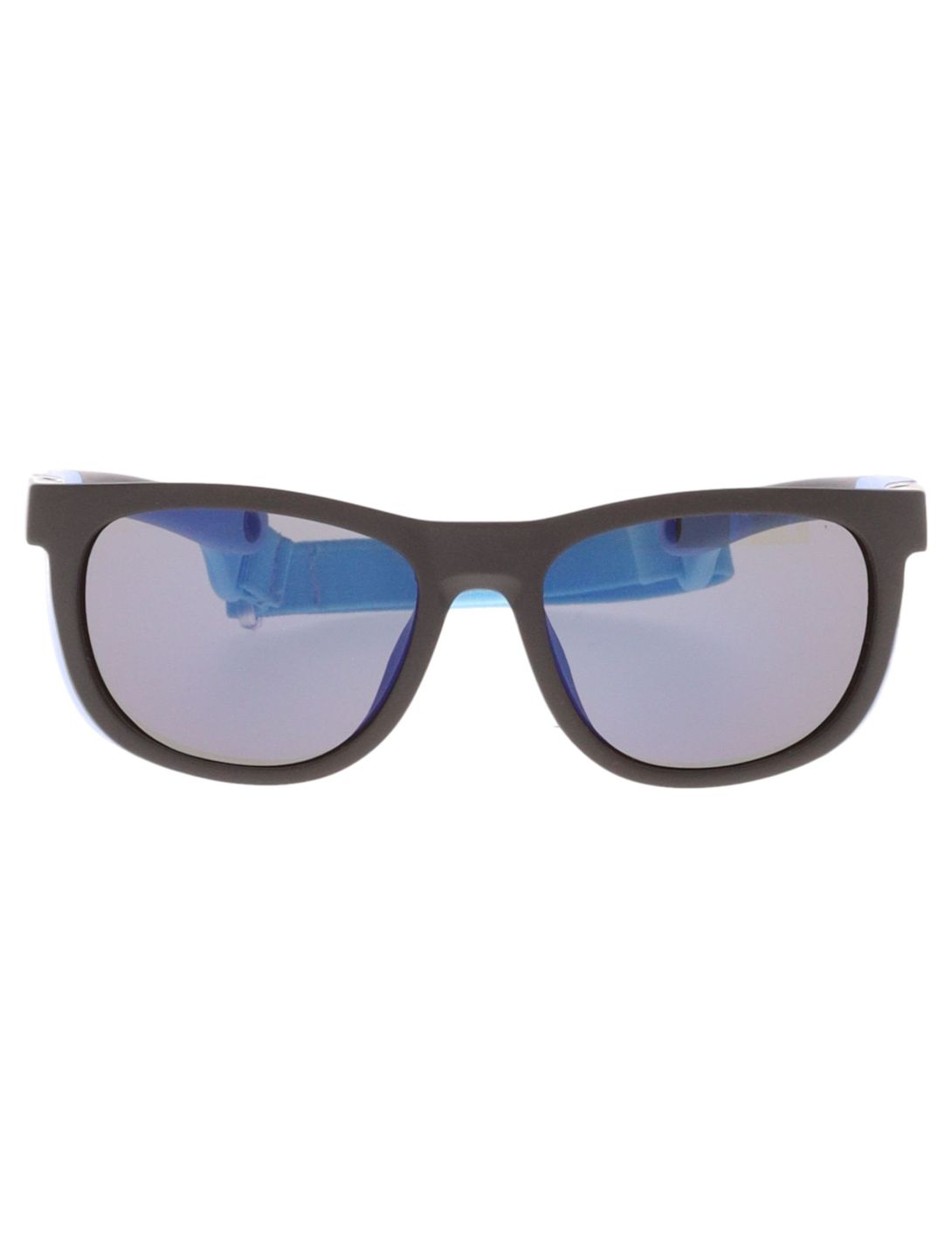 Demon, Rock zonnebril kinderen Rubber Black - Blue Mirror zwart 