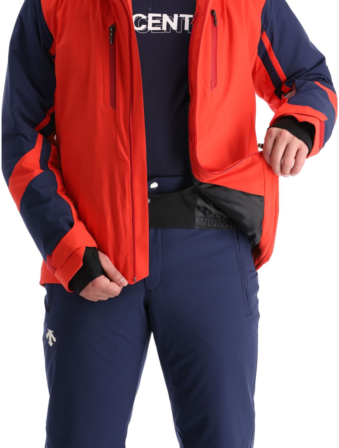 Descente, Chester ski-jas heren Electric Red blauw, rood 