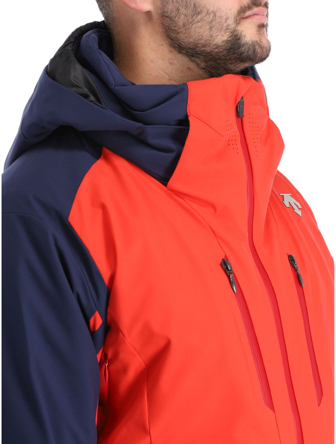 Descente, Chester ski-jas heren Electric Red blauw, rood 