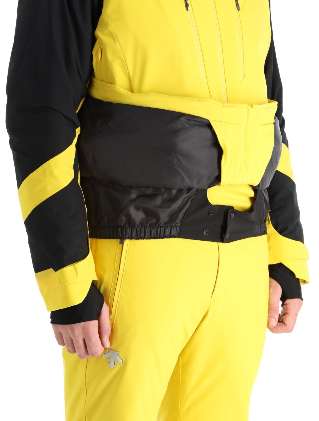 Descente, Chester ski-jas heren Warbler Yellow geel, zwart 