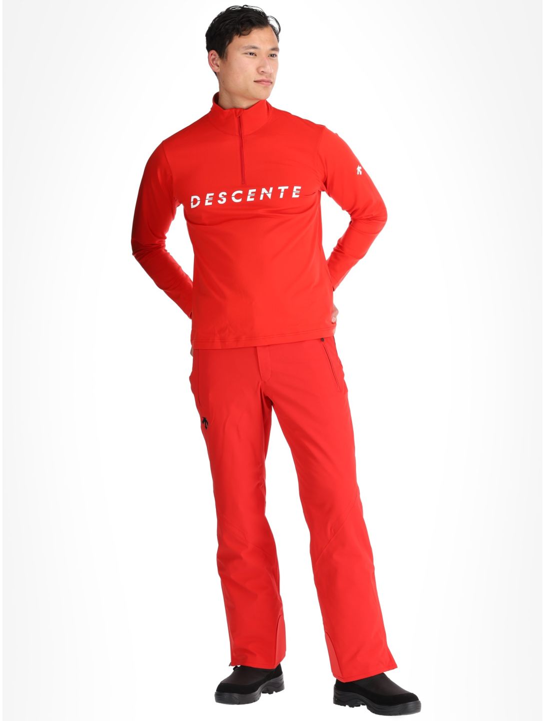 Descente, M-GB20 skipully heren Electric Red rood 