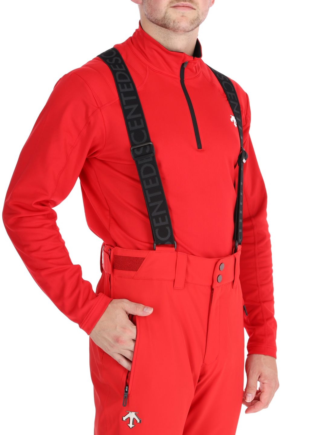 Descente, M-GD40 skibroek heren Electric Red rood 