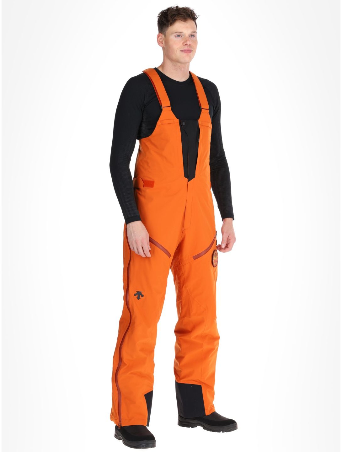 Descente, M-GD50M hardshell skibroek BIB heren Ripen Orange oranje 