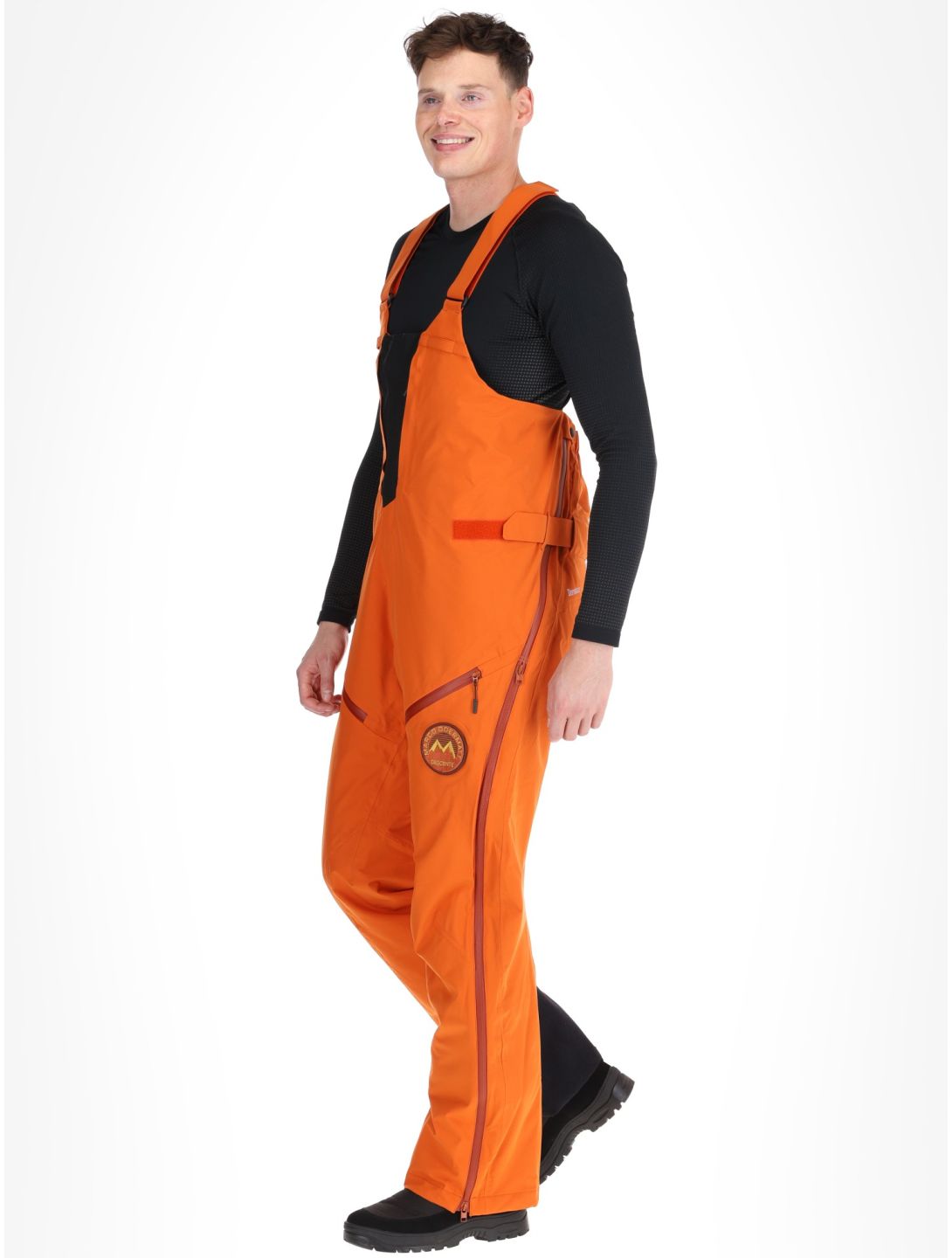 Descente, M-GD50M hardshell skibroek BIB heren Ripen Orange oranje 