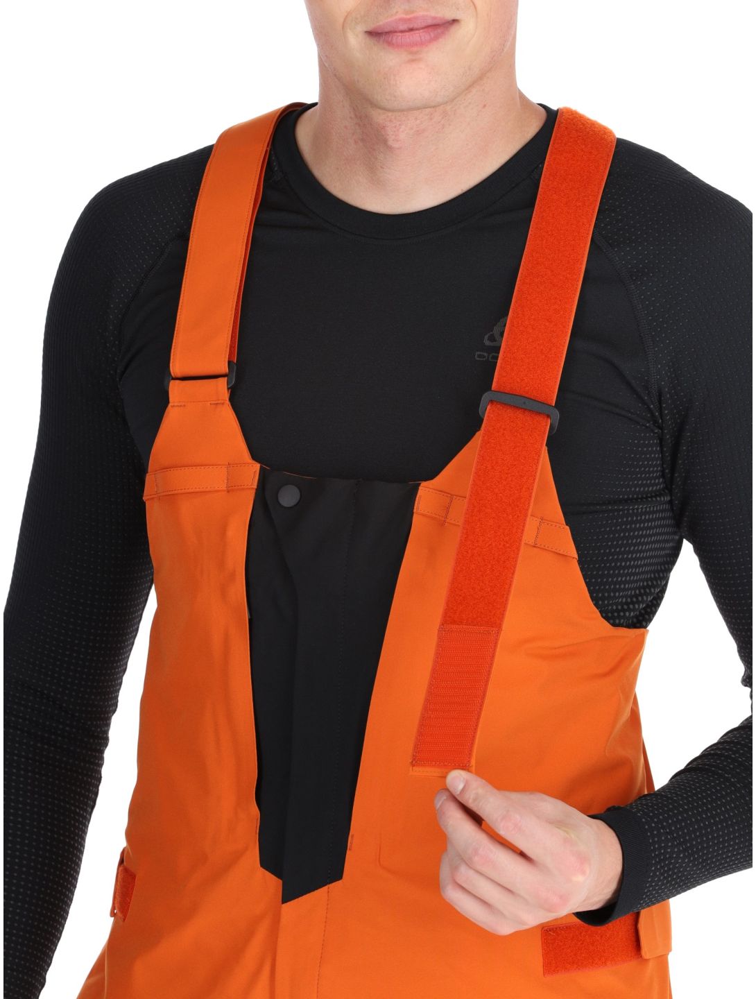 Descente, M-GD50M hardshell skibroek BIB heren Ripen Orange oranje 