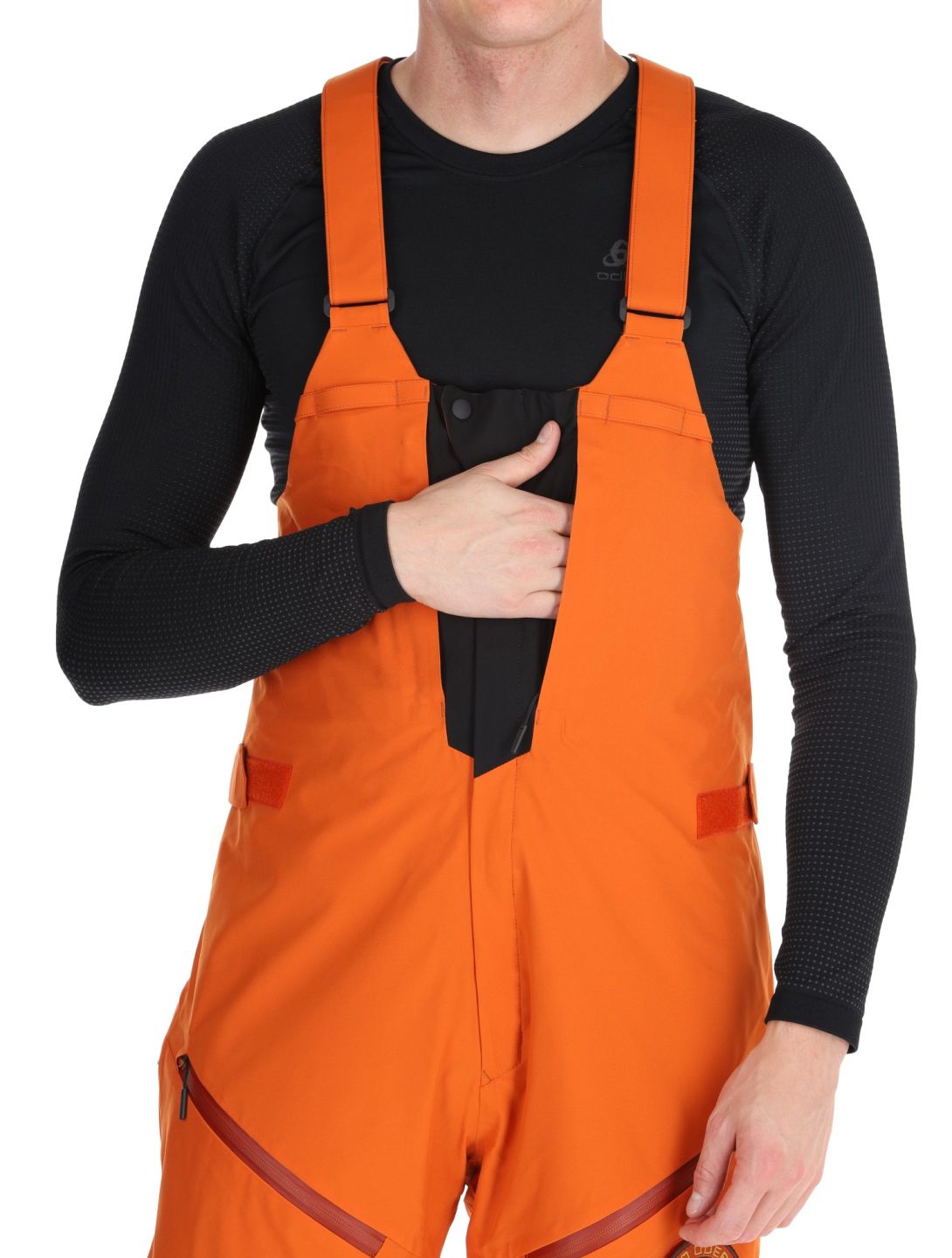 Descente, M-GD50M hardshell skibroek BIB heren Ripen Orange oranje 