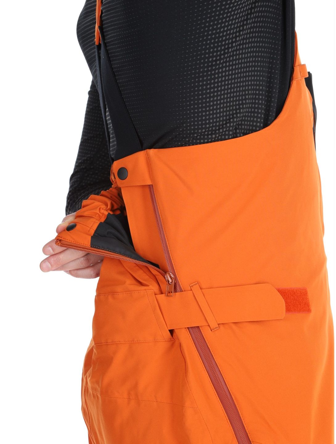 Descente, M-GD50M hardshell skibroek BIB heren Ripen Orange oranje 