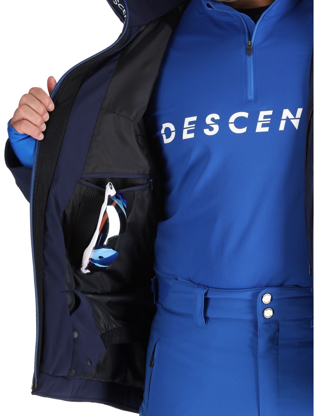 Descente, M-GK24 ski-jas heren Dark Night blauw 