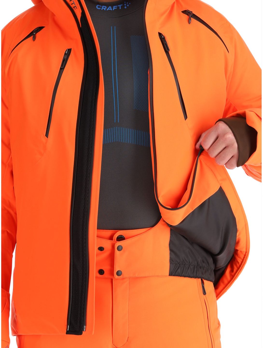 Descente, M-GK27 ski-jas heren Momiji Orange oranje 