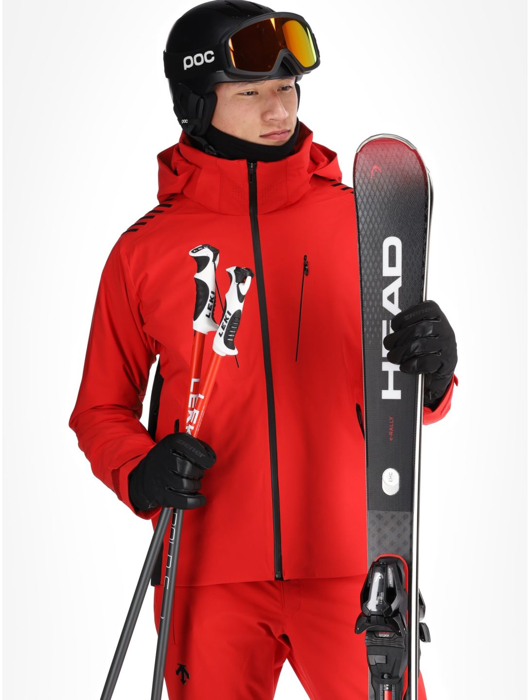 Descente, M-GK29 ski-jas heren Electric Red rood 