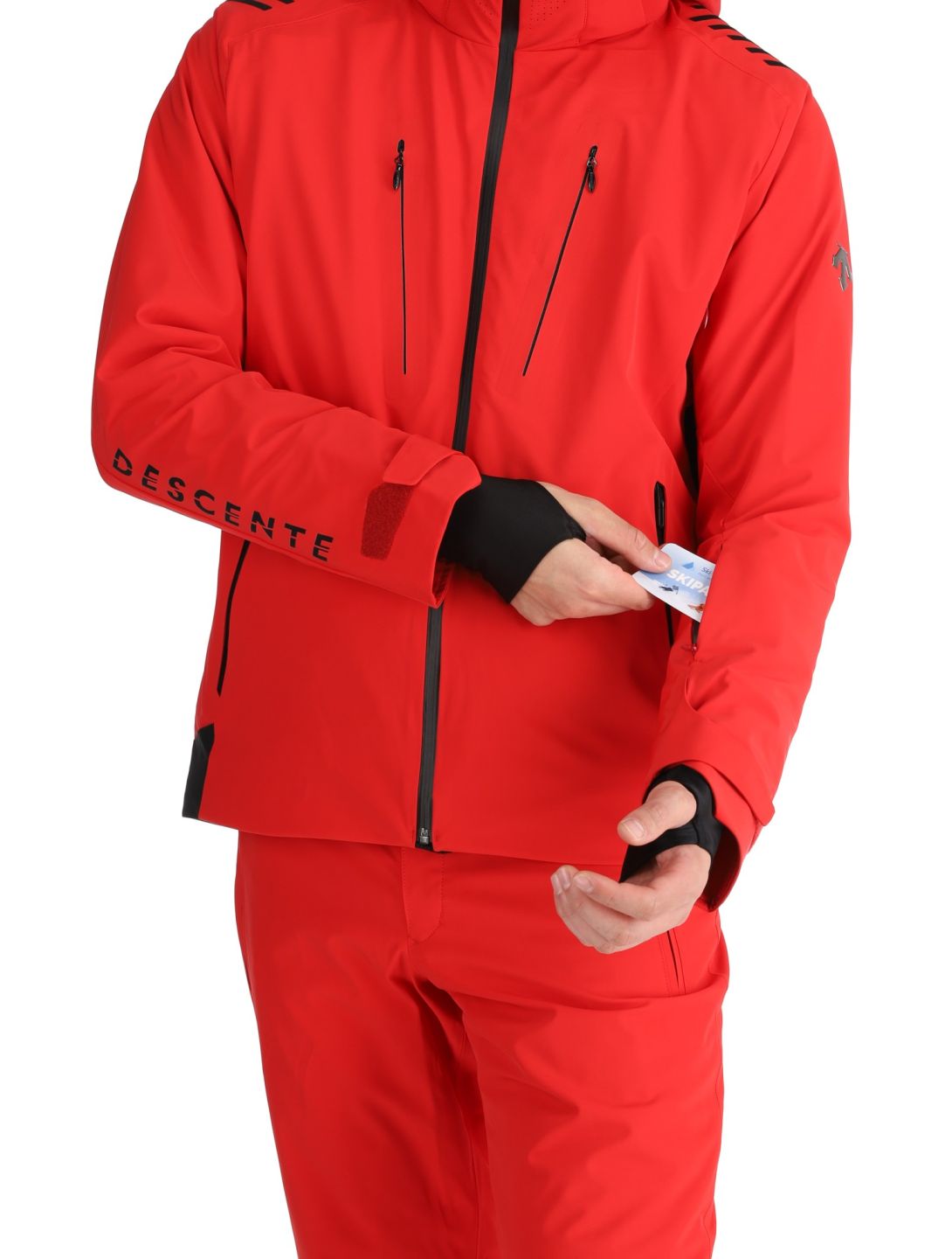 Descente, M-GK29 ski-jas heren Electric Red rood 