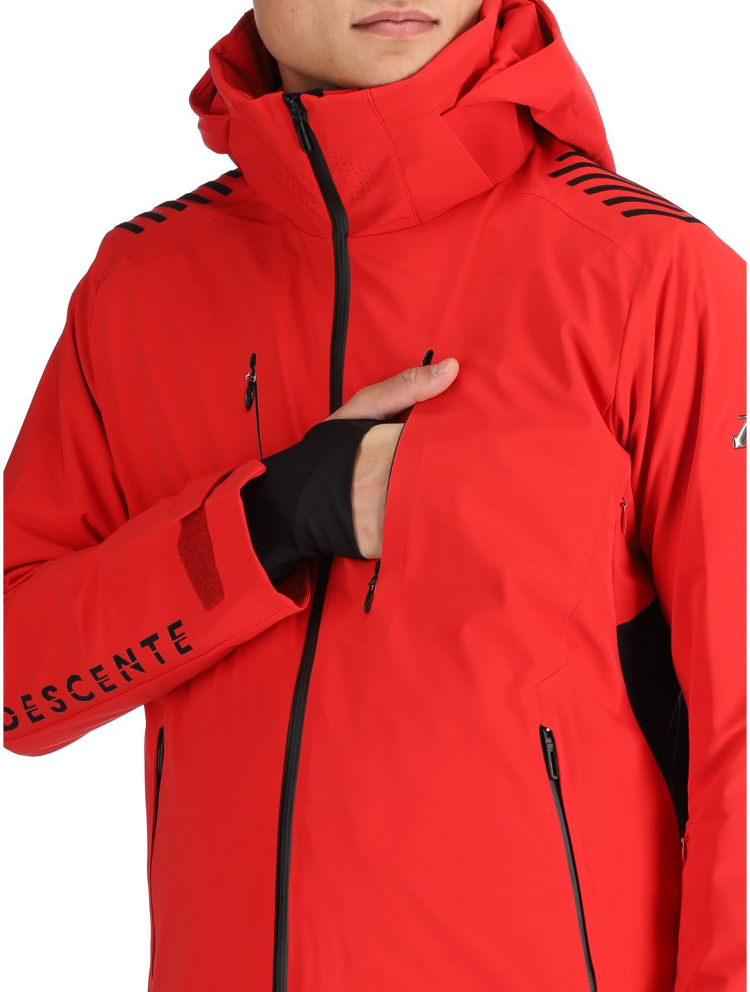 Descente, M-GK29 ski-jas heren Electric Red rood 