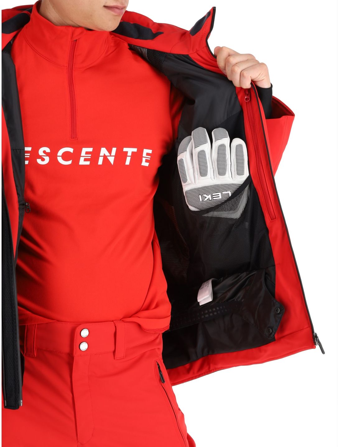 Descente, M-GK29 ski-jas heren Electric Red rood 