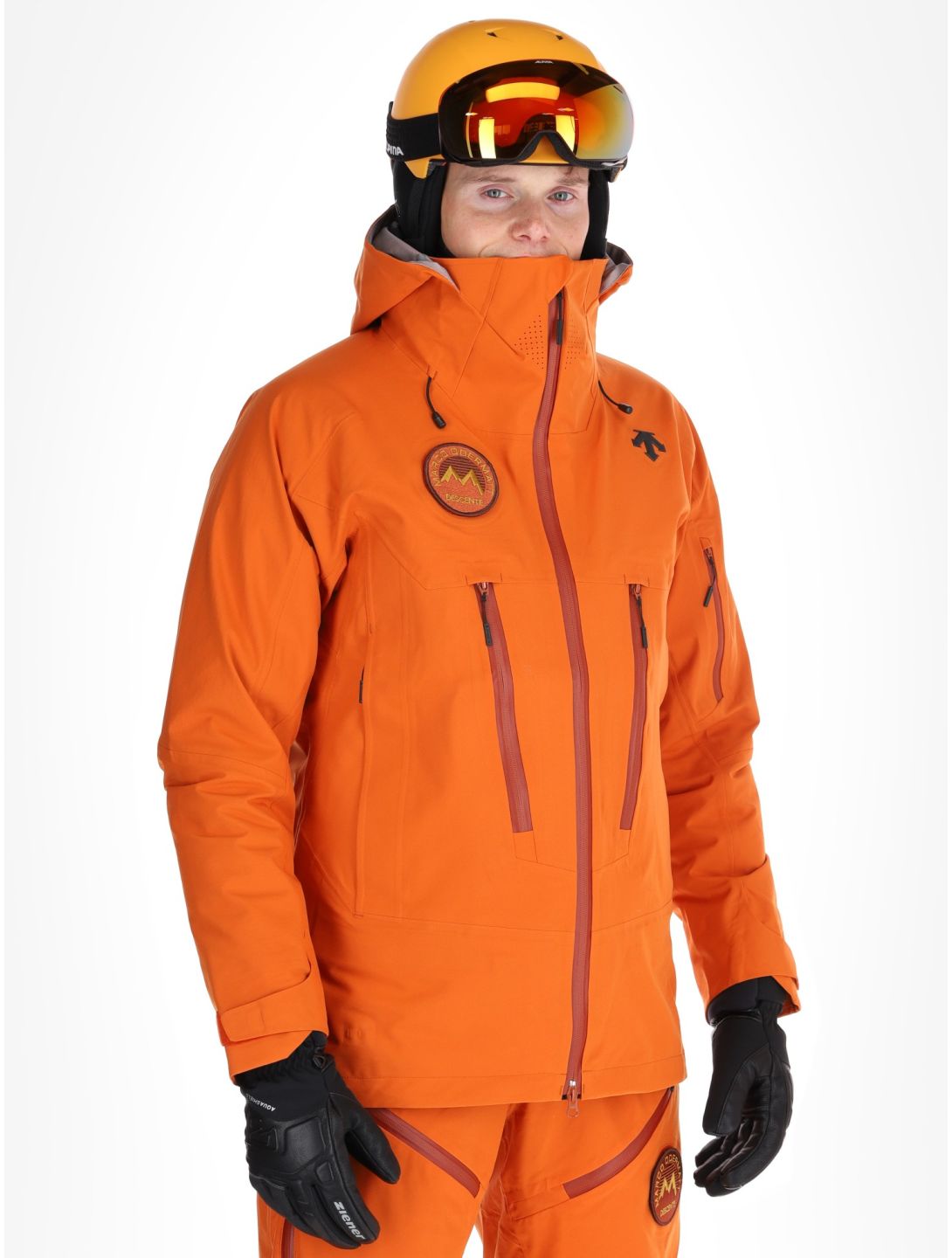 Descente, M-GK50M hardshell ski-jas heren Ripen Orange oranje 