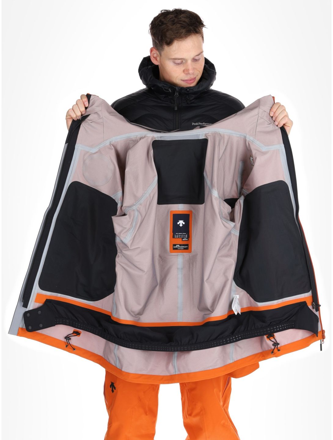 Descente, M-GK50M hardshell ski-jas heren Ripen Orange oranje 