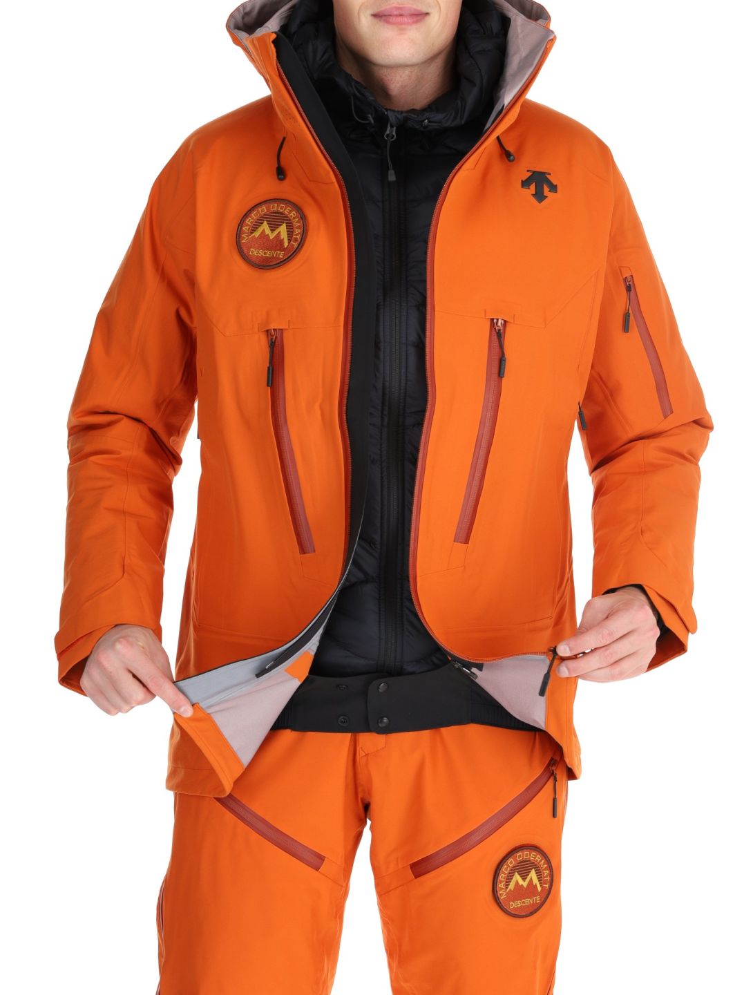 Descente, M-GK50M hardshell ski-jas heren Ripen Orange oranje 