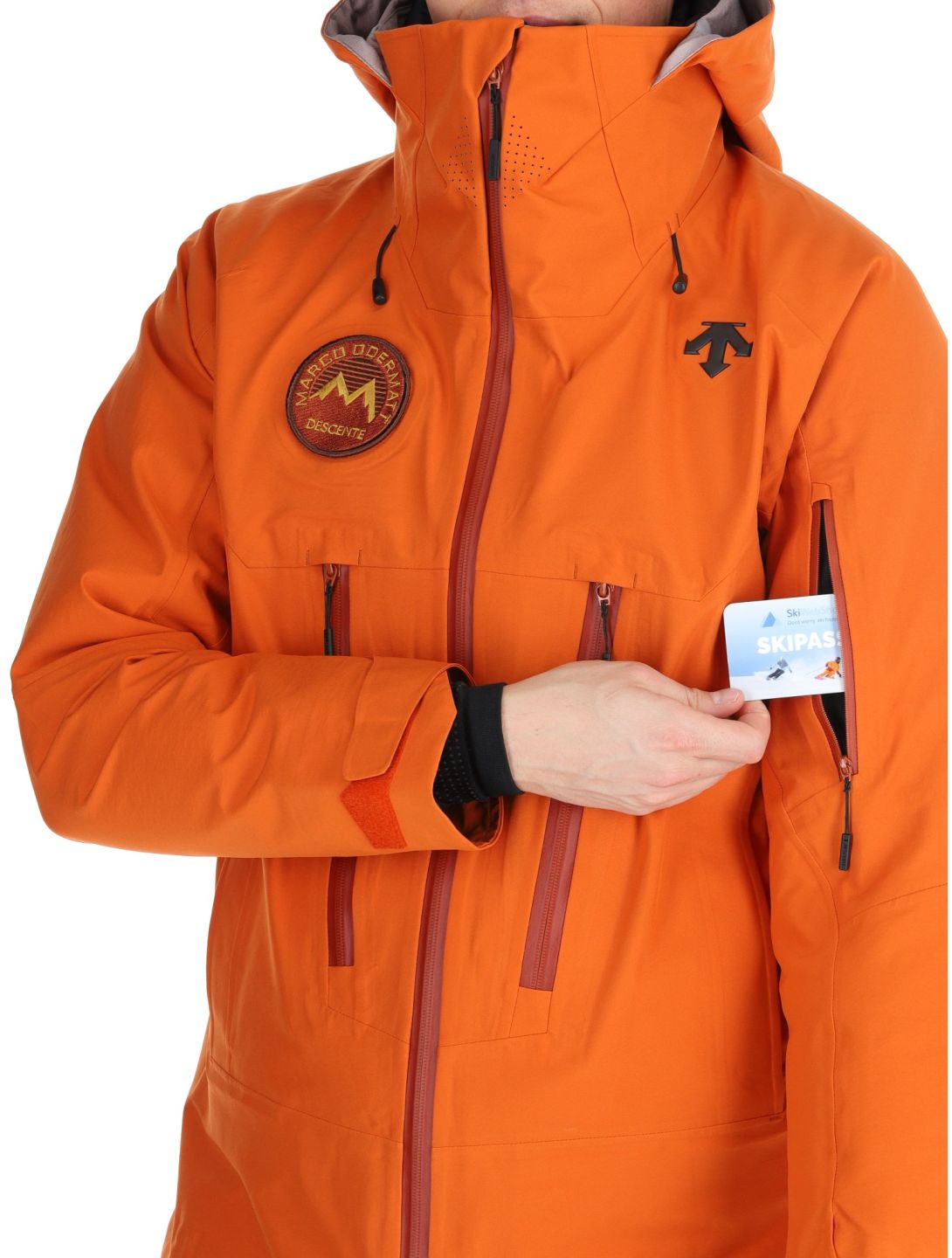 Descente, M-GK50M hardshell ski-jas heren Ripen Orange oranje 