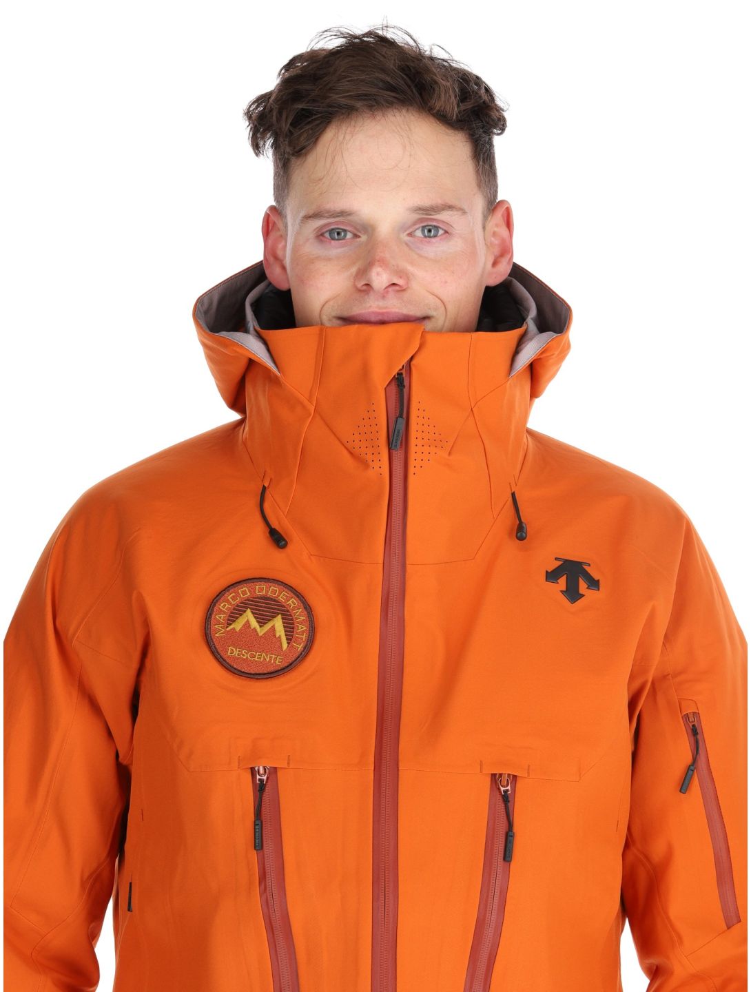 Descente, M-GK50M hardshell ski-jas heren Ripen Orange oranje 