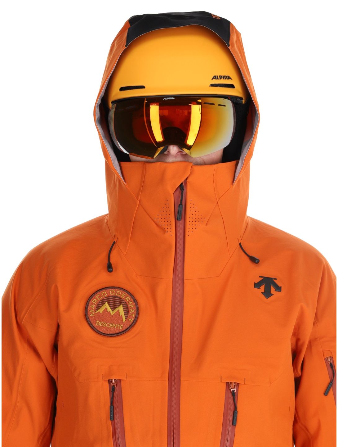 Descente, M-GK50M hardshell ski-jas heren Ripen Orange oranje 