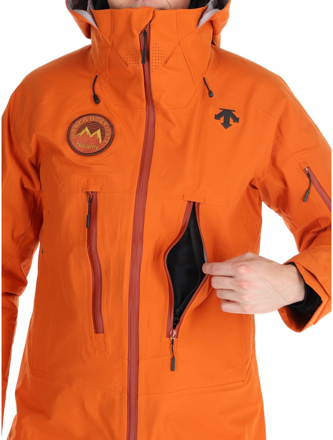 Descente, M-GK50M hardshell ski-jas heren Ripen Orange oranje 