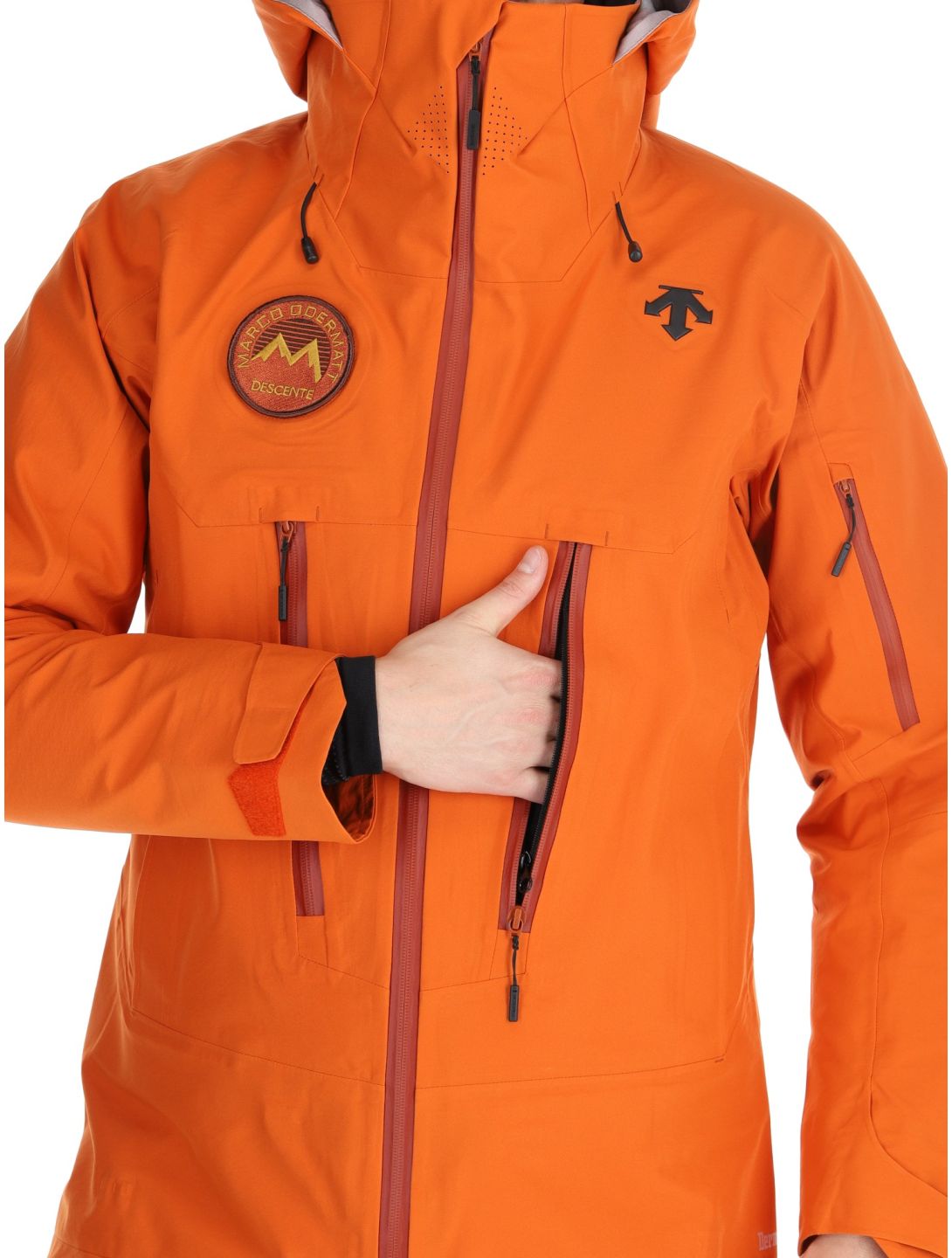 Descente, M-GK50M hardshell ski-jas heren Ripen Orange oranje 