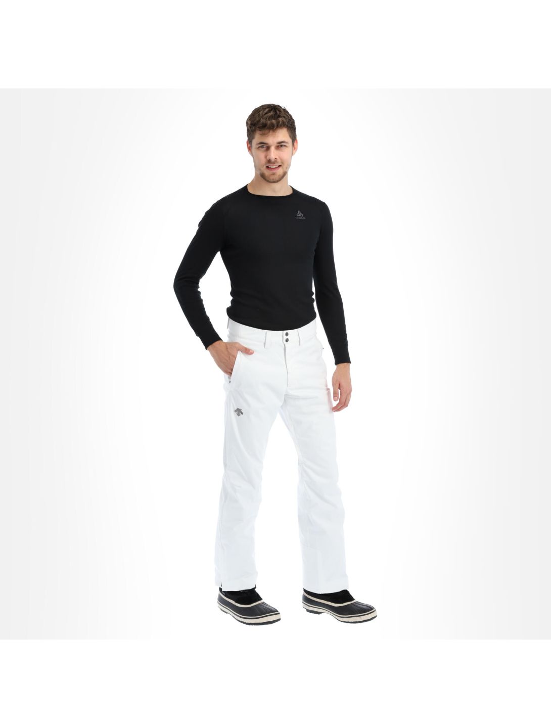 Descente, Stock Pant skibroek heren super Wit