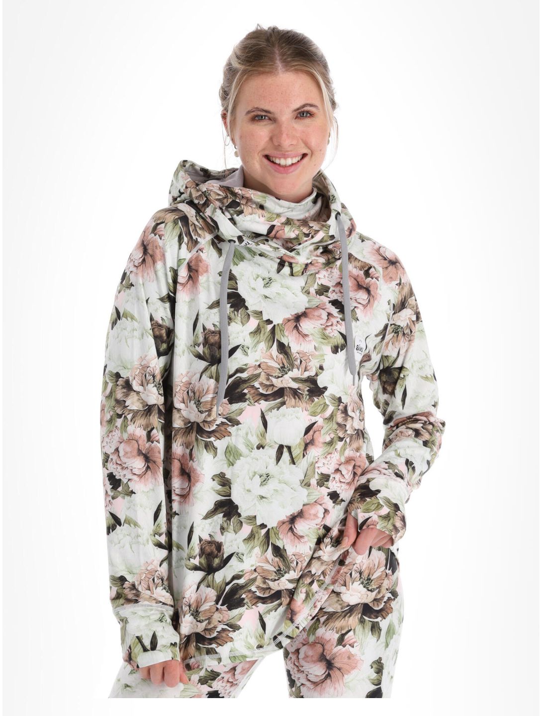 Eivy, Boyfriends Fit Hoodie thermoshirt dames Bloom multicolor 