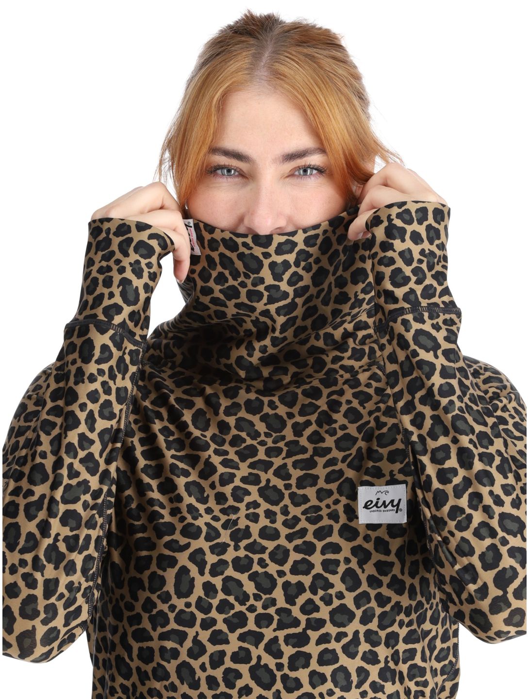 Eivy, Icecold thermoshirt dames Leopard bruin 