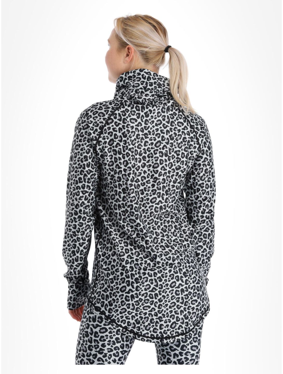 Eivy, Icecold Gaiter thermoshirt dames Snow Leopard wit 