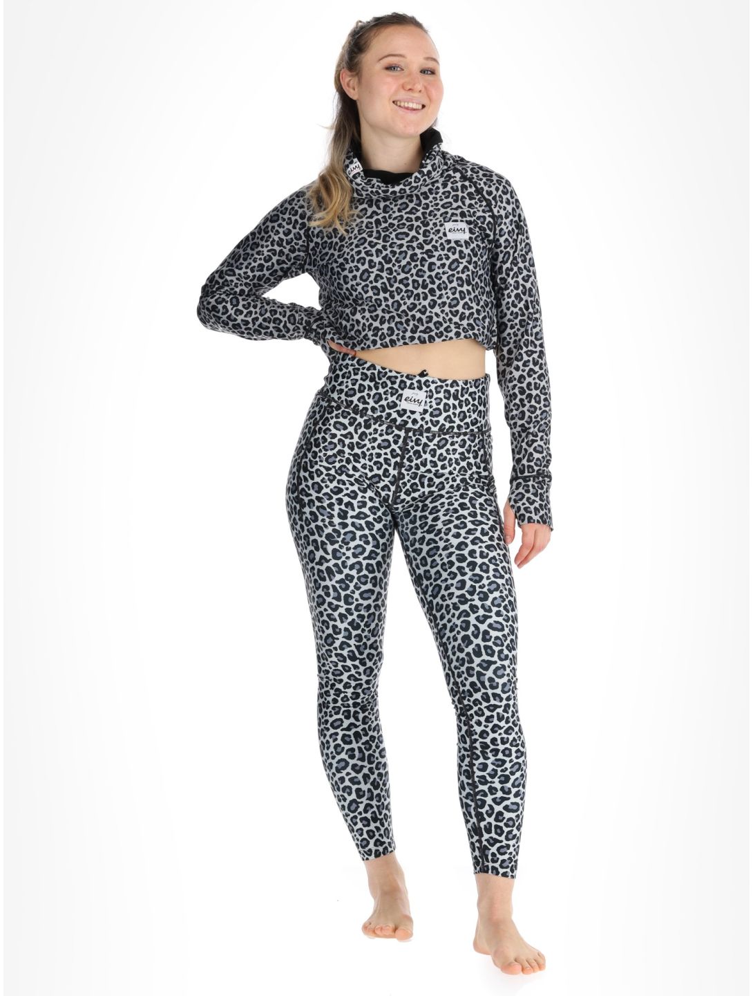 Eivy, Pocket thermobroek dames Snow Leopard wit 