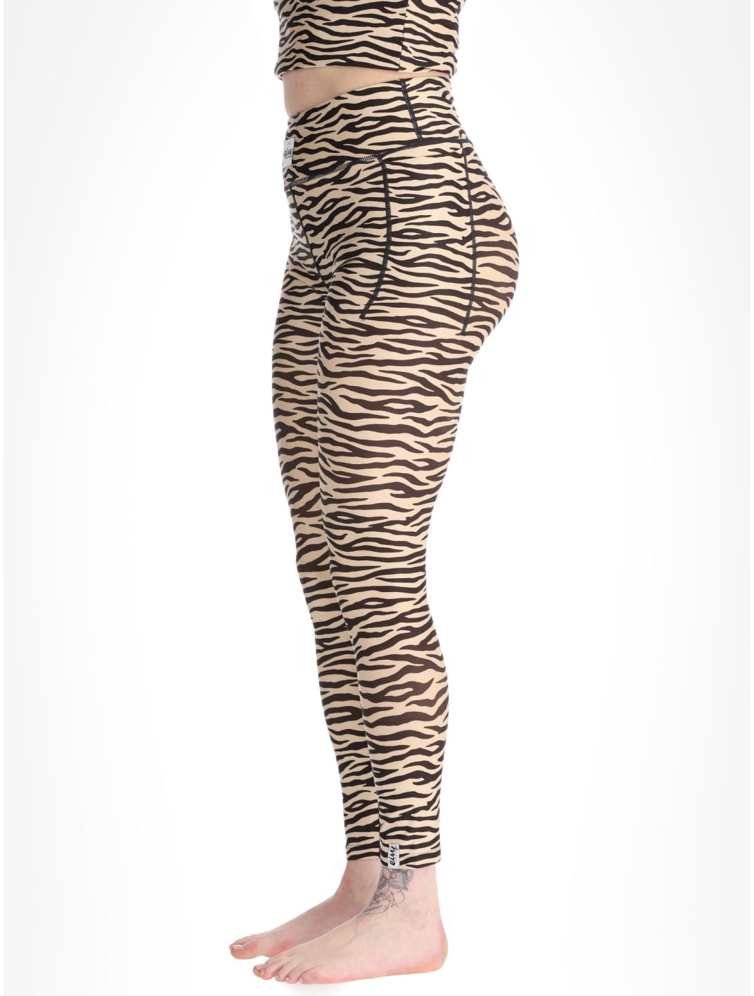 Eivy, Pocket thermobroek dames Zebra bruin 