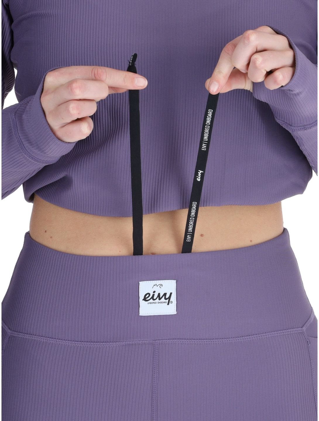 Eivy, Pocket Rib thermobroek dames Deep Purple paars 