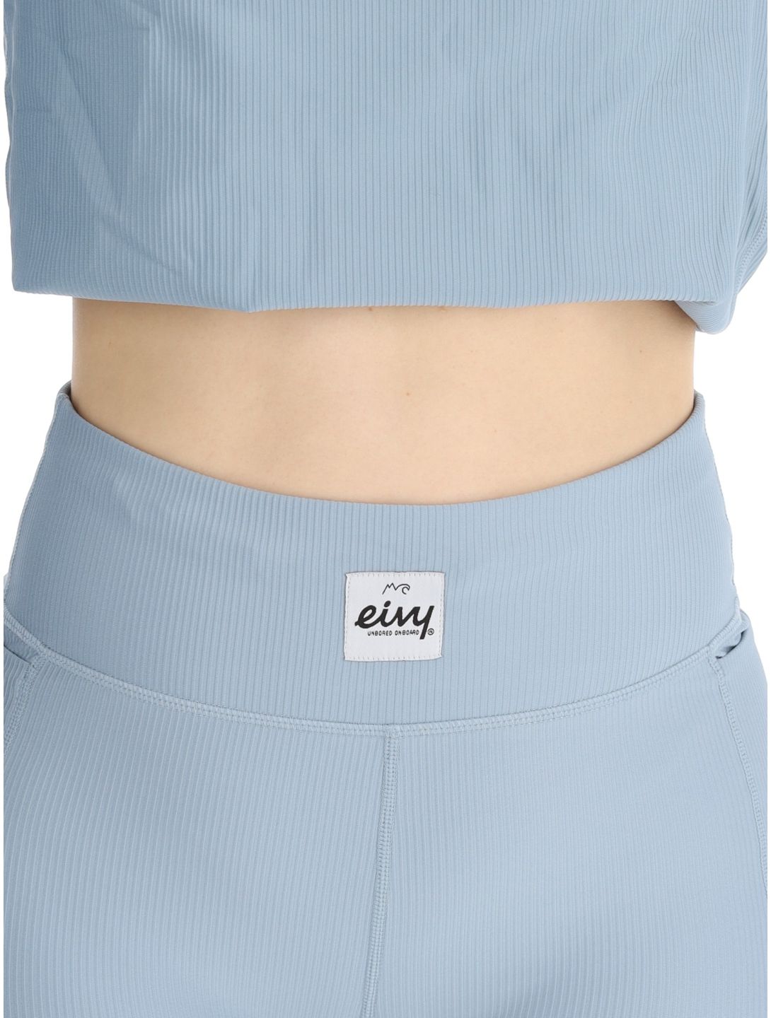 Eivy, Pocket Rib thermobroek dames Faded Fog blauw 