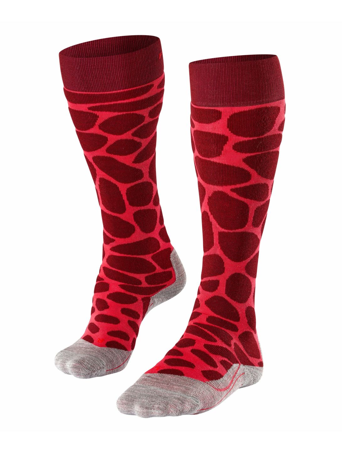 Falke, Falke SK4 Giraffe skisokken dames merlot Rood