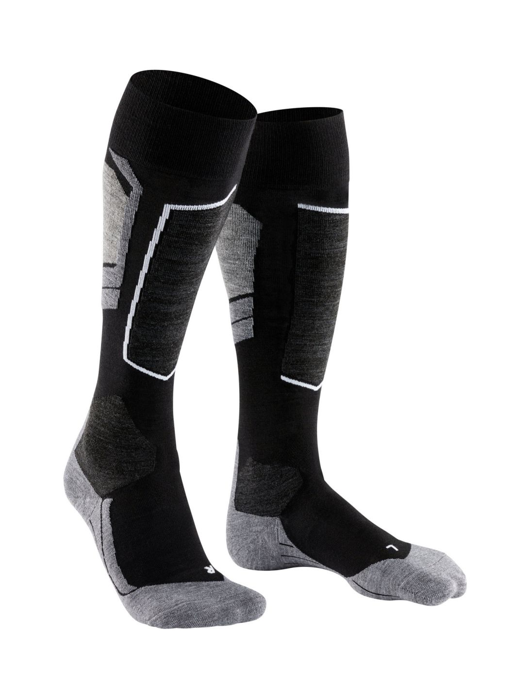 Falke, SK4 Advanced skisokken heren Black Mix grijs, zwart 