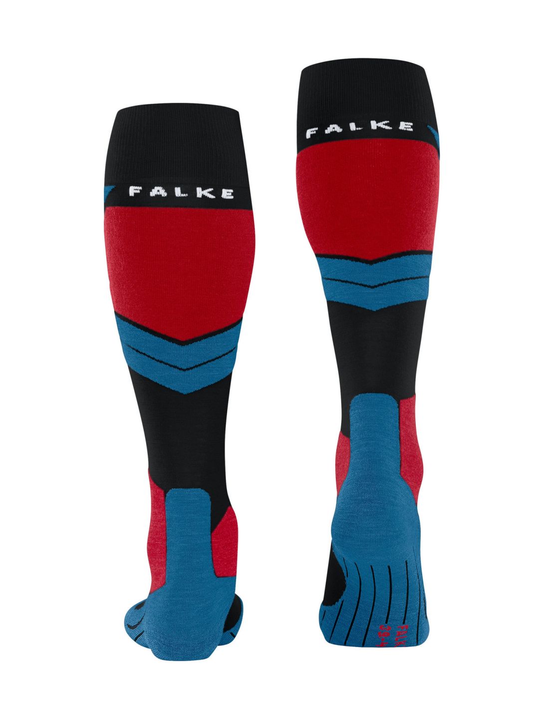 Falke, SK4 Advanced skisokken heren Black zwart 