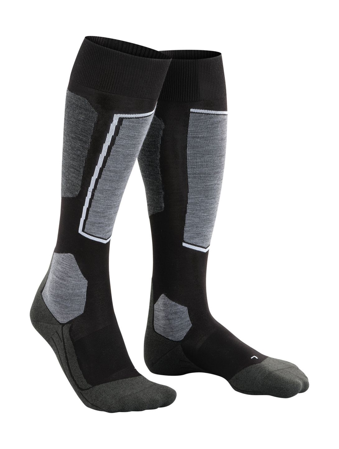 Falke, SK6 Pro skisokken heren Black Mix grijs, zwart 