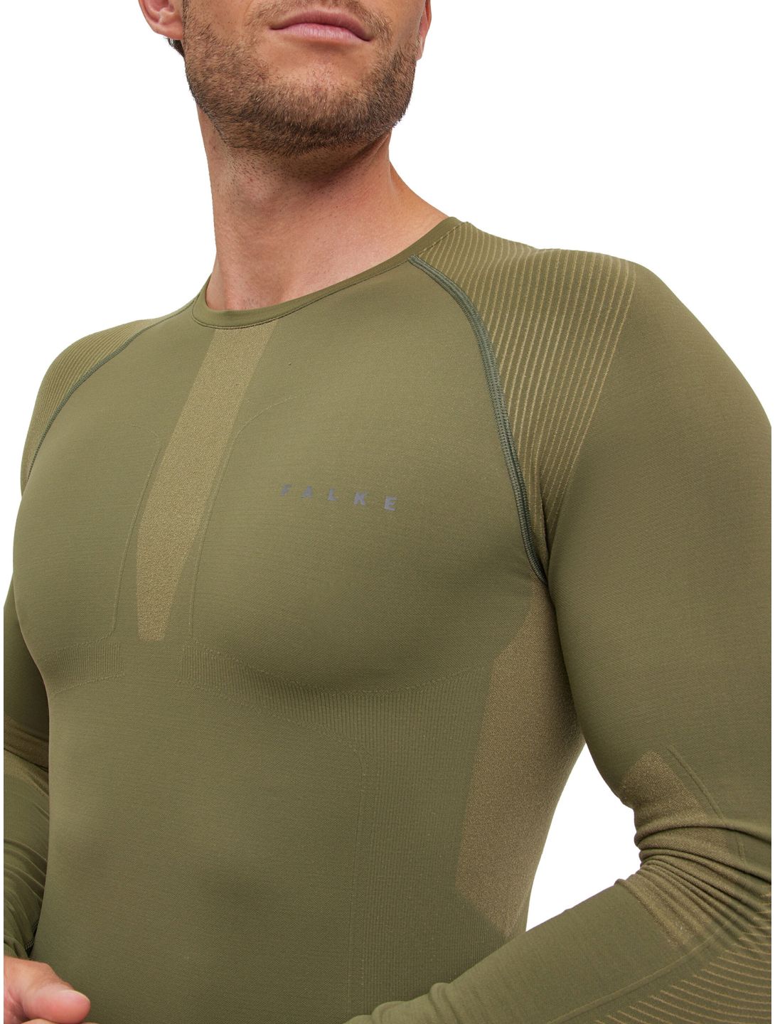 Falke, Longsleeved Shirt thermoshirt heren Herb groen 