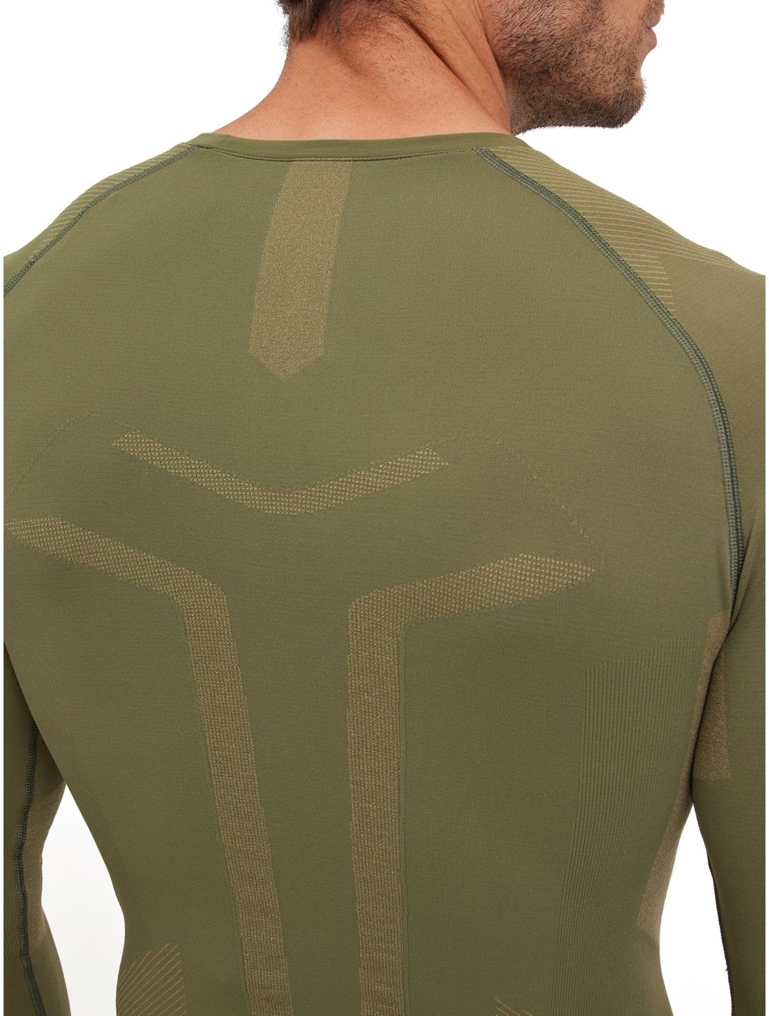 Falke, Longsleeved Shirt thermoshirt heren Herb groen 