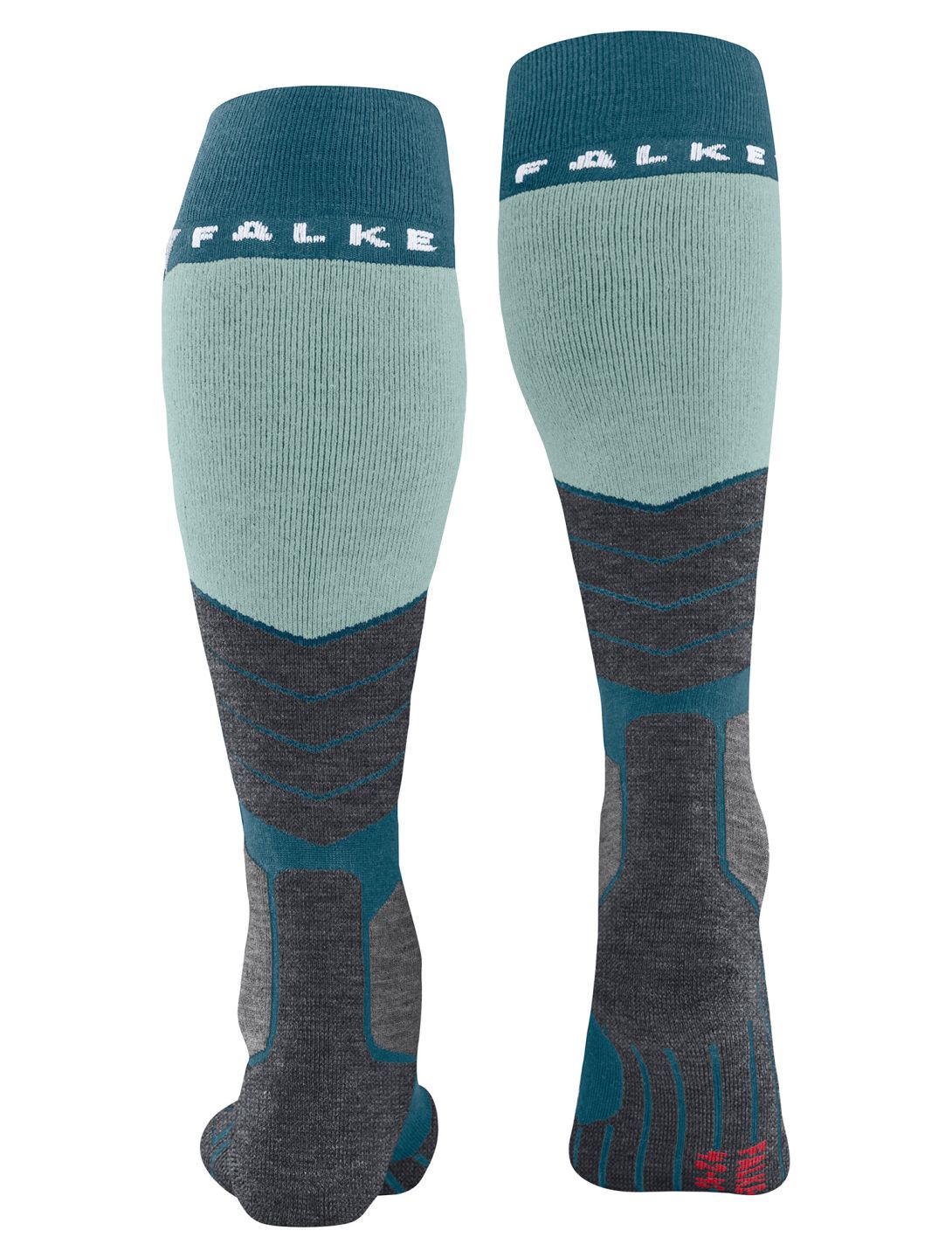 Falke, SK2 Intermediate skisokken dames Lagoon groen 