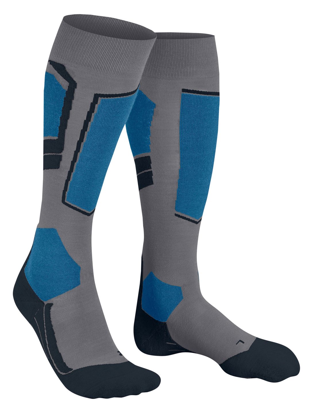 Falke, SK4 Advanced skisokken heren M. Grey Melange blauw 