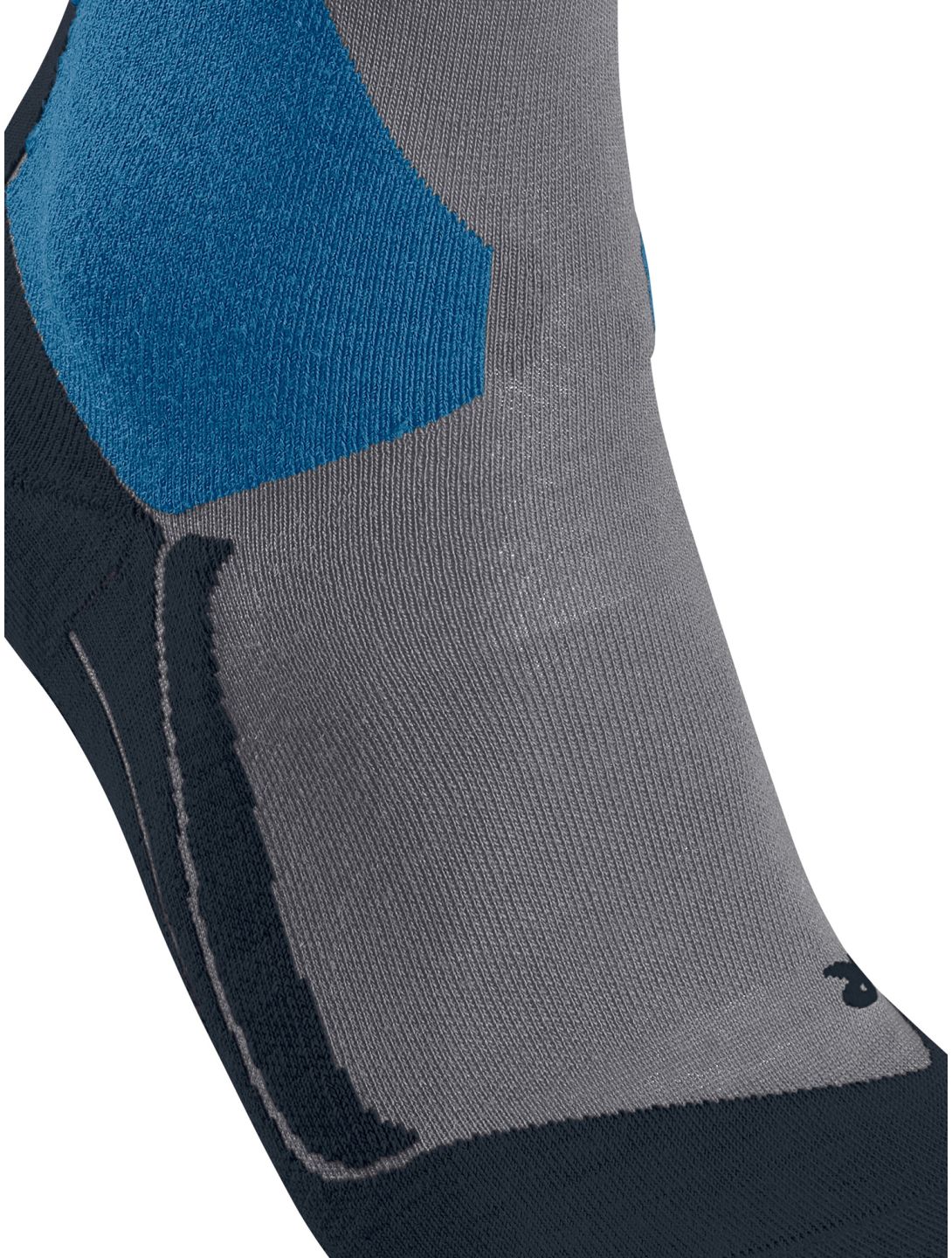 Falke, SK4 Advanced skisokken heren M. Grey Melange blauw 